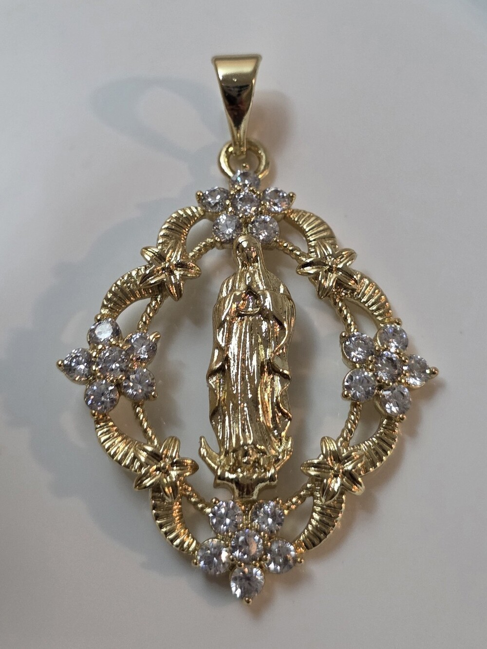 Mary Flower Pendant